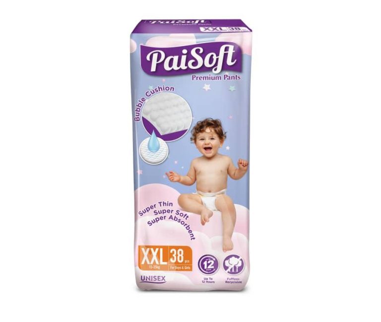 Paisoft Premium Pant-Style Baby Diapers XXL(15-25 kg)