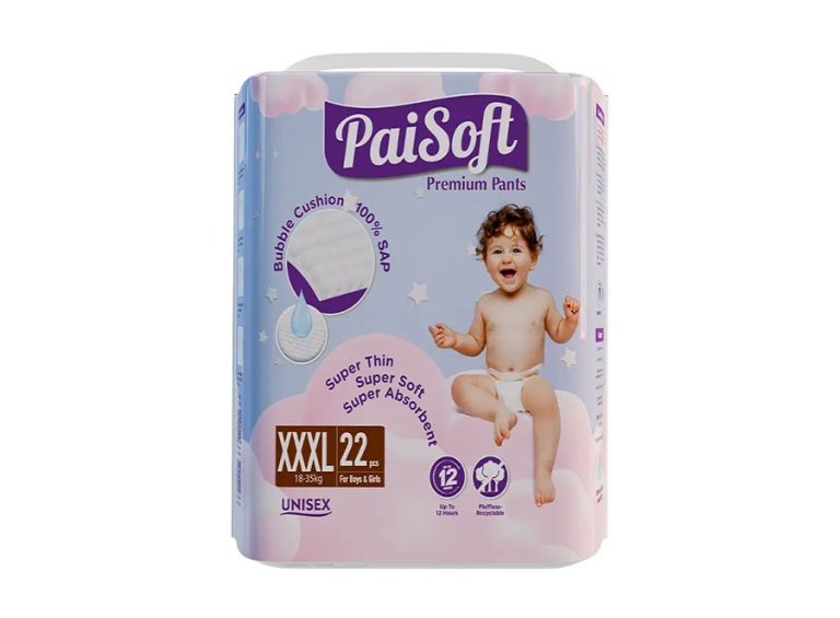 Paisoft Premium Pant-Style Baby Diapers XXXL(18-35kg)